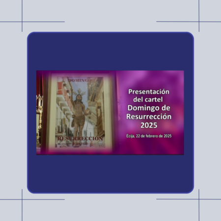 PRESENTACIÓN CARTEL RESUCITADO 2025