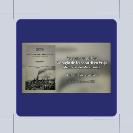 PRESENTACIÓN LIBRO UN SIGLO FERROCARRIL EN ÉCIJA 10022023