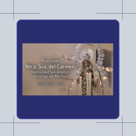 PROCESION VIRGEN DEL CARMEN LA MORTAJA